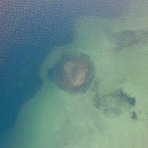 Habitations lacustres au bord du lac de Zoug